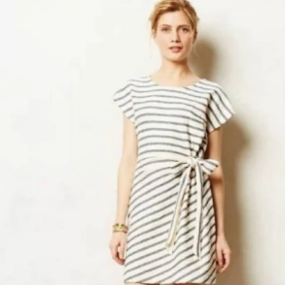 Striped Terry Cloth Dress - Picture 1 of 2